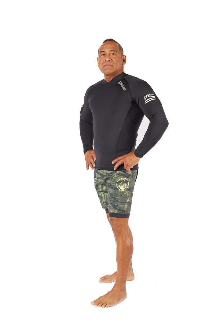 Men's Rear-zip Surf Top