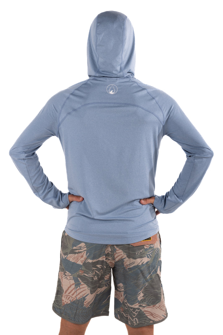 Mariner Blue Hooded Long Sleeve