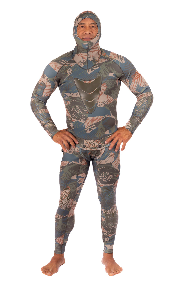 Men’s Hawaiian Brushstroke Spearfishing 3.5mm Wetsuit