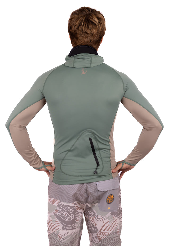 Olive Hooded Voyager Rashguard