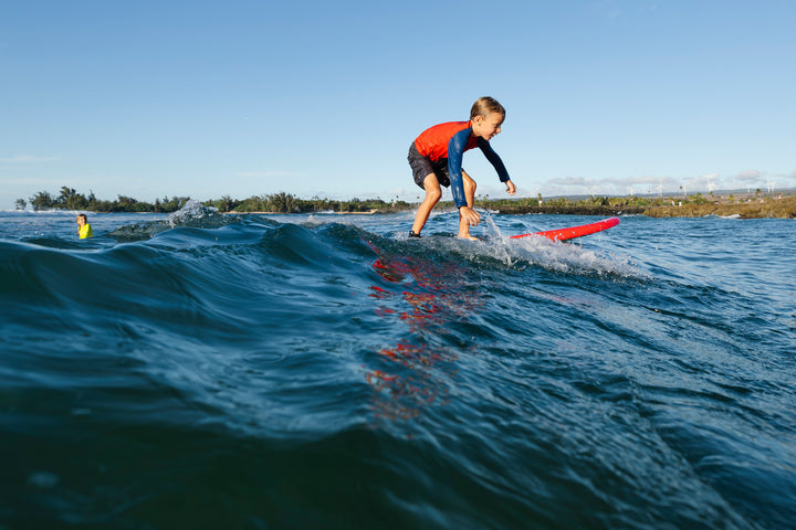 Children's Red Long Sleeve Rashguard