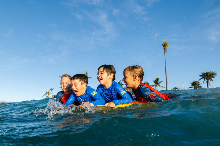 Children's Blue Long Sleeve Rashguard